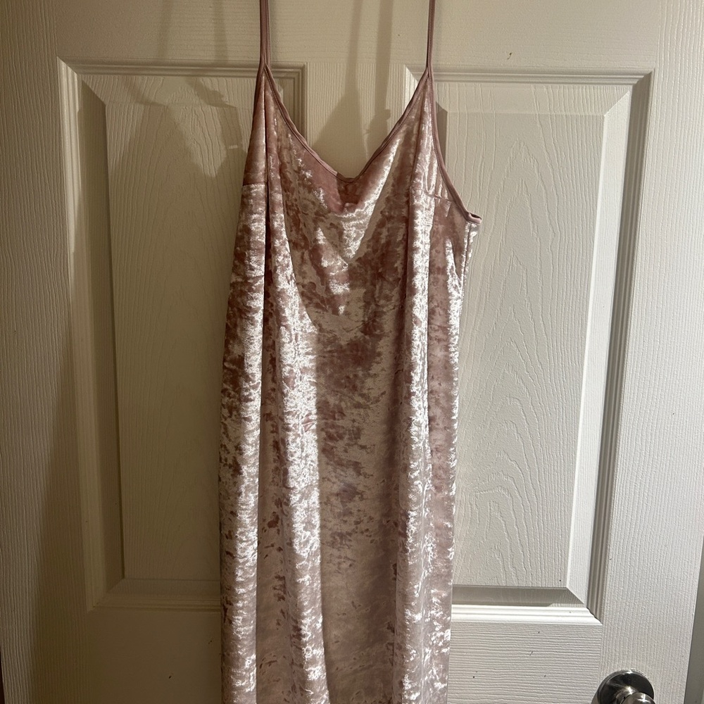 Victoria's Secret Pink Velvet Chemise